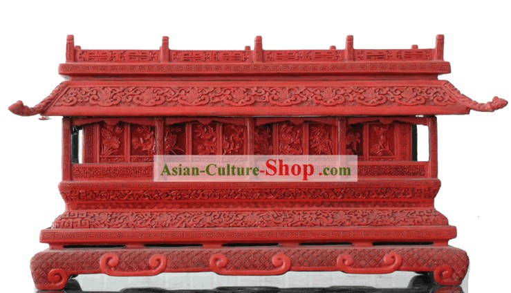 Chinese Hand Carved Palace Lacquer Craft-Tian An Men Square(out of stock)