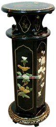 Chinese Palace Lacquer Ware Flower Shelf 2