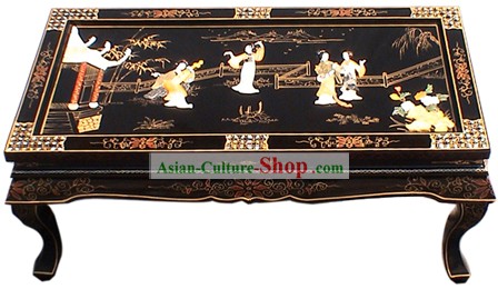 Chinese Palace Lacquer Ware Table Set-Ancient Fairies