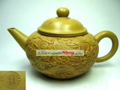 Chinese Hand Carved Zisha Teapot-As You Wish