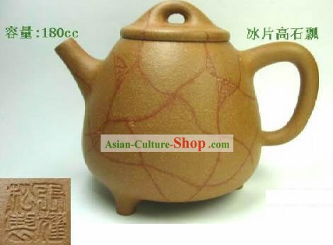 Chinese Classic Hand Made Zisha Teapot-Vein