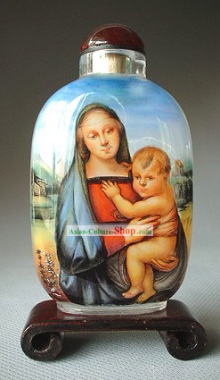Snuff Bottles With Inside Painting Religion Series-Jesus Childhood