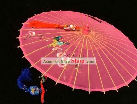 Hangzhou Classic Hand Embroidered Silk Umbrella
