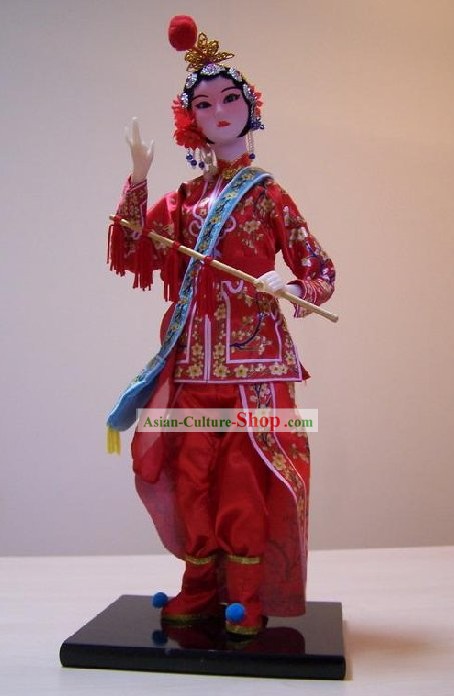 Handmade Peking Silk Figurine Doll - Shi San Mei