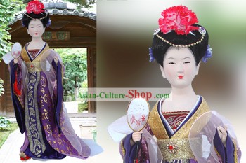 Handmade Peking Silk Figurine Doll - Tang Dynasty Beauty Empress 4