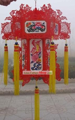 24 Inches Large Chinese Papercut Palace Lanterns