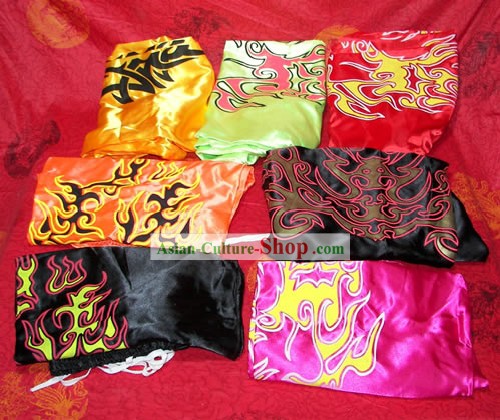 Professional Chinese Dragon Dance and Lion Dance Silk Pants