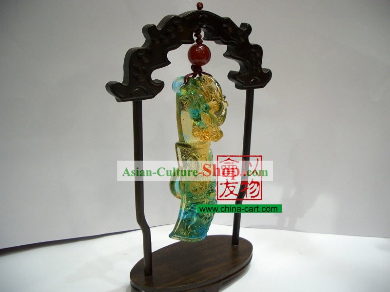 Chinese Classic Ancient Method Colored Glazed-Lucky Dragon
