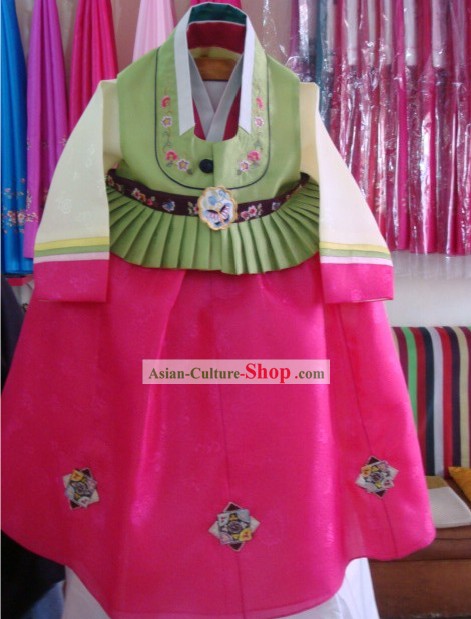 Classical Korean Palace Hanbok Complete Set for Children
