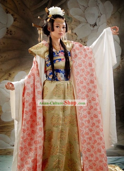 Supreme Chinese Classic Princess and Hair Decoration Clothing Complete Set