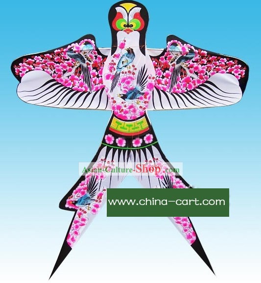 Chinese Classical Hand Painted and Made Swallow Kite - Magpies