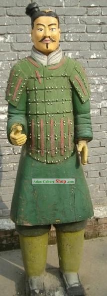 Colored Military Officer of Terra Cotta Warrior