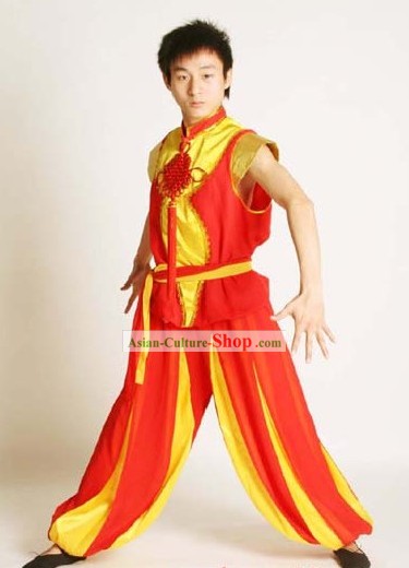 Traditional Chinese Lion Dance and Dragon Dance Lead Uniform