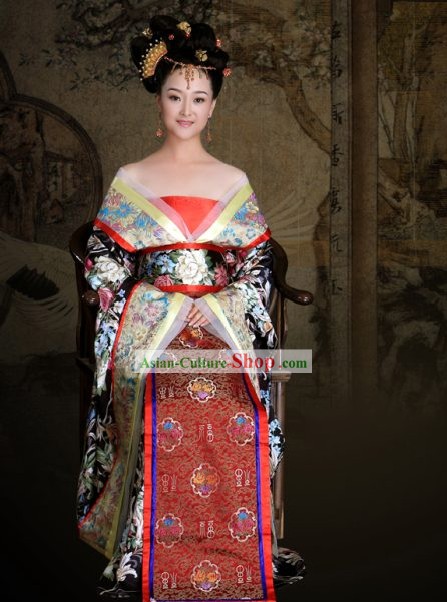 Chinese Ancient Tang Costume Complete Set for Women