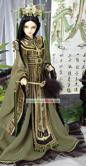Chinese Tang Dynasty Emperor Enthronement and Celebration Emperor Costumes and Hat Complete Set