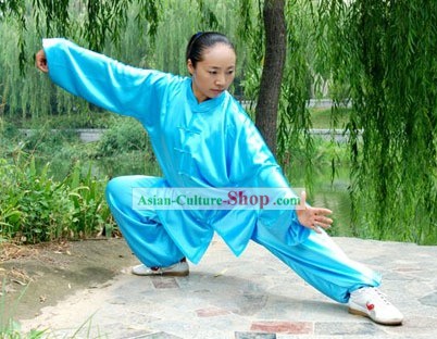 Chinese Traditional 100 Percent Silk Performance Mandarin Uniform for Women