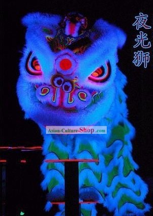 Happy Festival Celebration Fluorescent Luminous Lion Dance Set (18 colors available glow in dark)