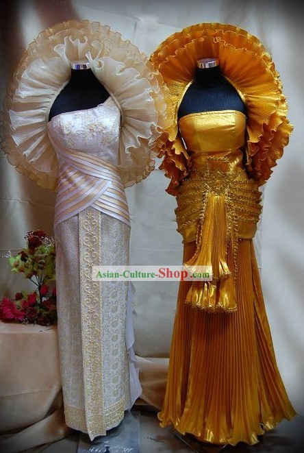 Traditional Thai Costumes Complete Set