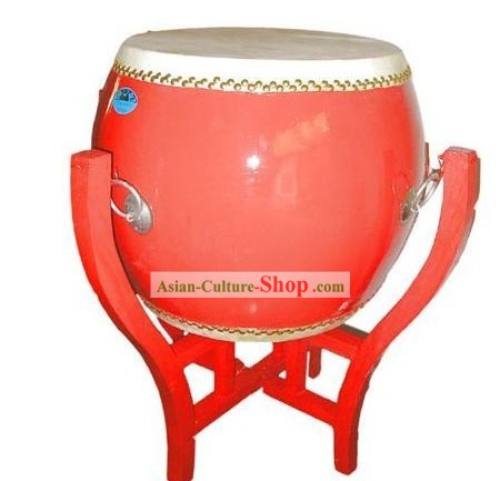 Dragonboat Drum/War Drum/Standing Drum/Flat Red Drum/Bian Drum and Drum Stand Complete Set