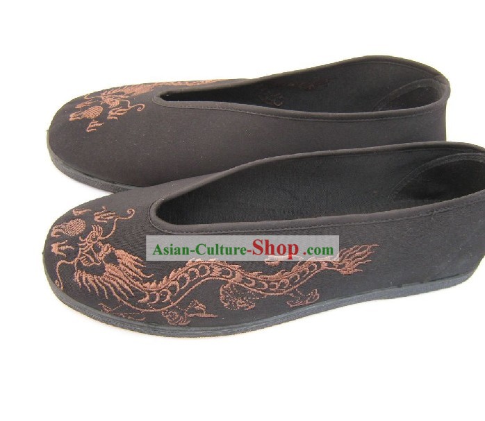 Chinese Traditional Dragon Men Shoes