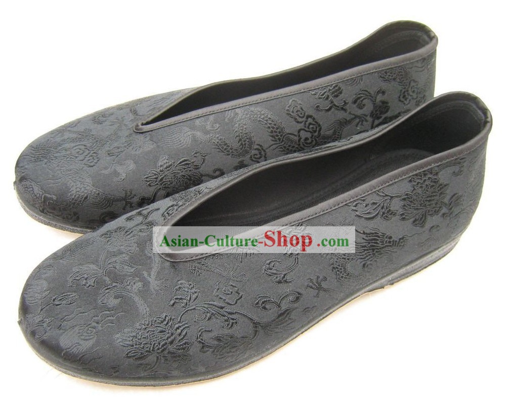 Chinese Traditional Shoes for Men/Classic Dragon Shoes
