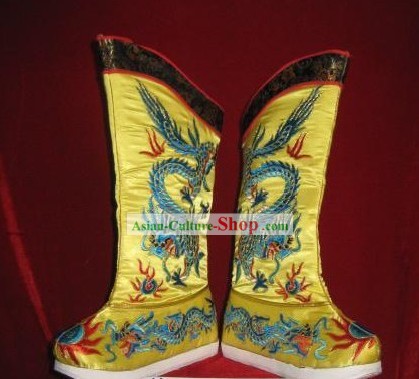 Ancient Style China Emperor Qing Dynasty Shoes