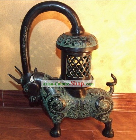 Chinese Antique Style Brass Lantern