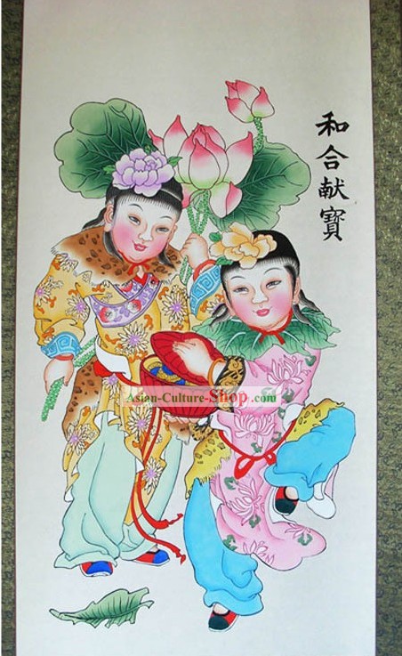 Tianjin Yang Liu Qing Chinese Paintings - Dance Painting