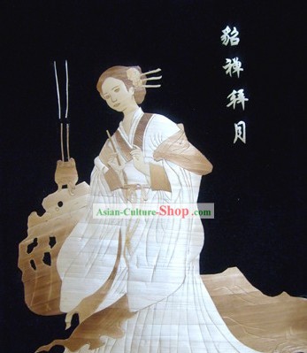 Traditional Chinese Wheat Painting - Diao Chan