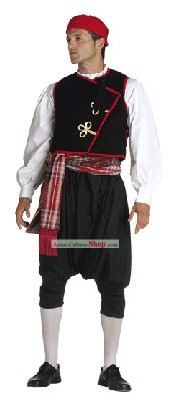 Greek Aegean Islands Male Tradional Dance Costume
