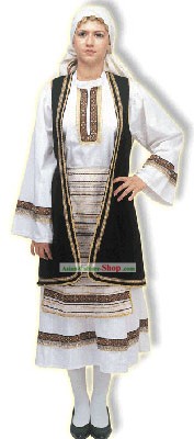 Souliotissa Female Traditional Greek Costume