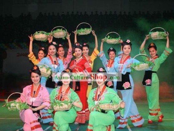 Guilin Liu Sanjie Folk Singer Costume Set