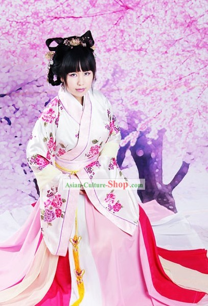 Ancient Chinese Princess Hanfu Clothing Complete Set