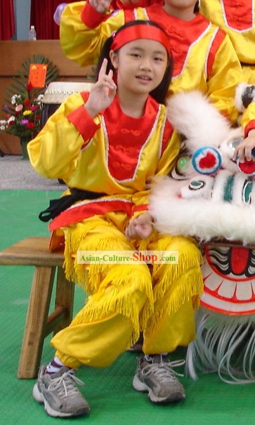 Traditional Chinese Lion Dance and Dragon Dance Suit