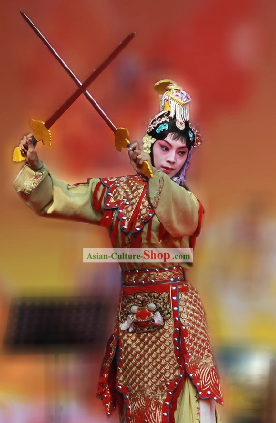 Peking Opera Yu Lin Jia Ba Wang Bie Ji Costume Set for Women