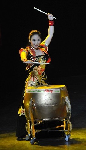 Chinese Leading Drummer Phoenix Costume Complete Set