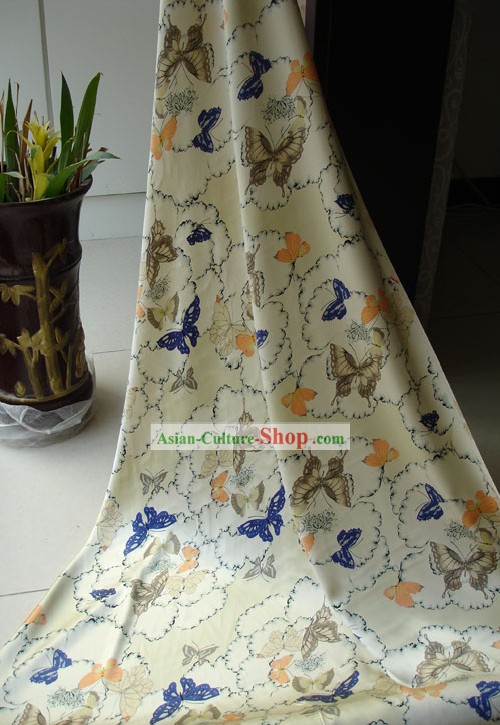 Chinese Butterfly Silk Fabric
