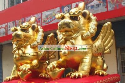 Traditional Large Inflatable Golden Kylin