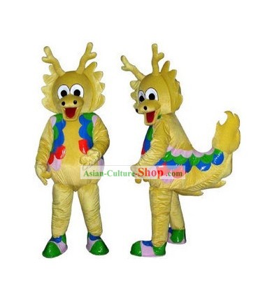 Chinese Dragon Adult Mascot Costumes Complete Set