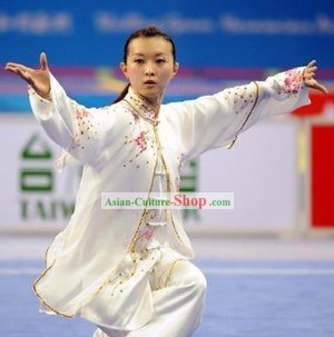 Chinese Tai Chi Competition Champion Silk Suit