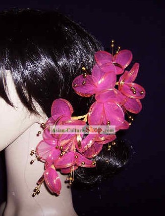 Thailand Pink Hair Decoration Flower for Women