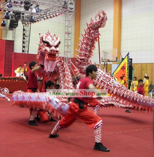 Supreme Business Opening and Festival Celebration Luminous Dragon Dance Costumes Complete Set
