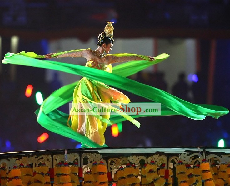 Beijing Olympic Games Opening Ceremony 473 Inches Silk Dance Ribbon
