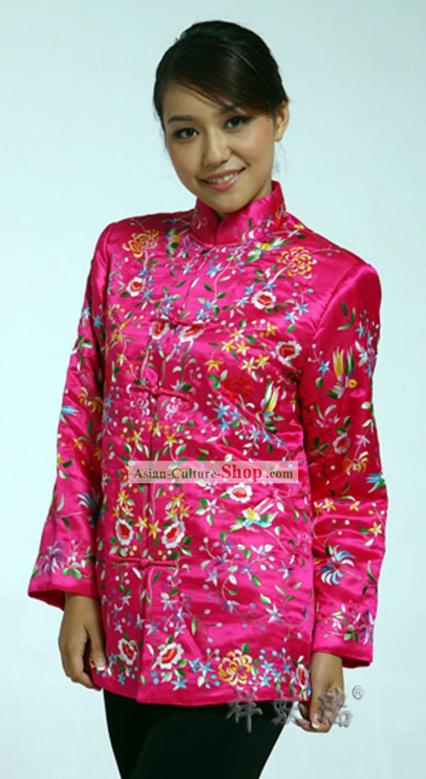 Well-known Rui Fu Xiang Silk Cotton-padded Wedding Clothes