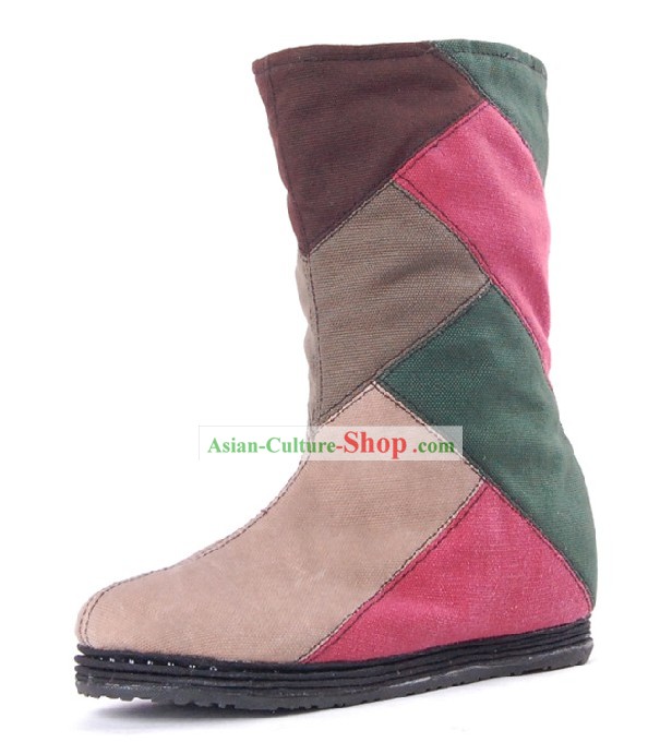 Traditional Chinese Handmade Cloth Boots
