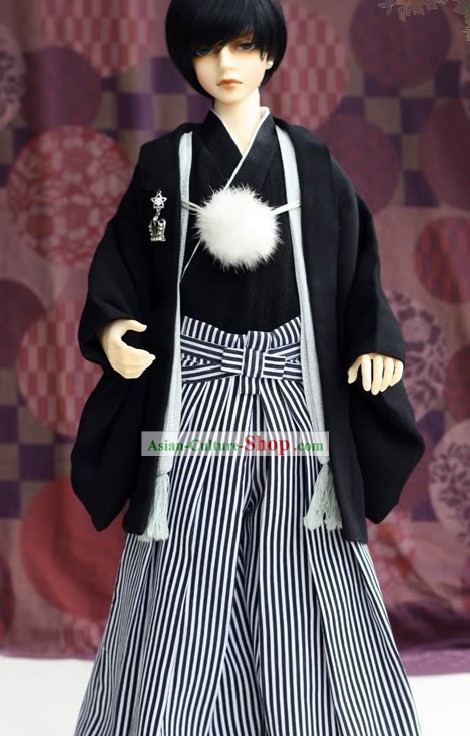 Ancient Japanese Samurai Costumes Complete Set for Men