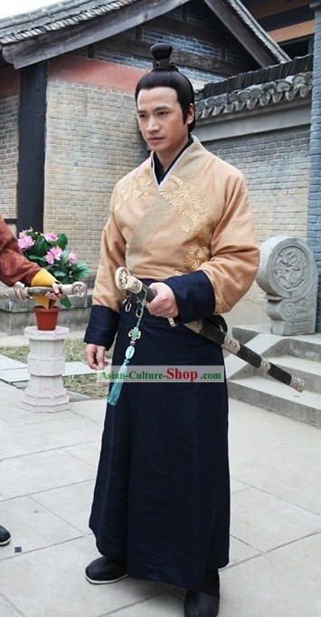 Tang Dynasty General Swordsman Costumes Complete Set