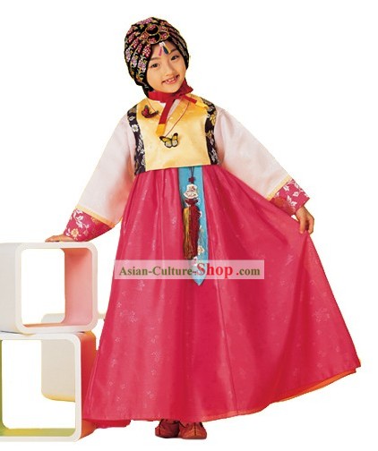 Traditional Korean Hanbok Everyday's Wear Clothing for Kids