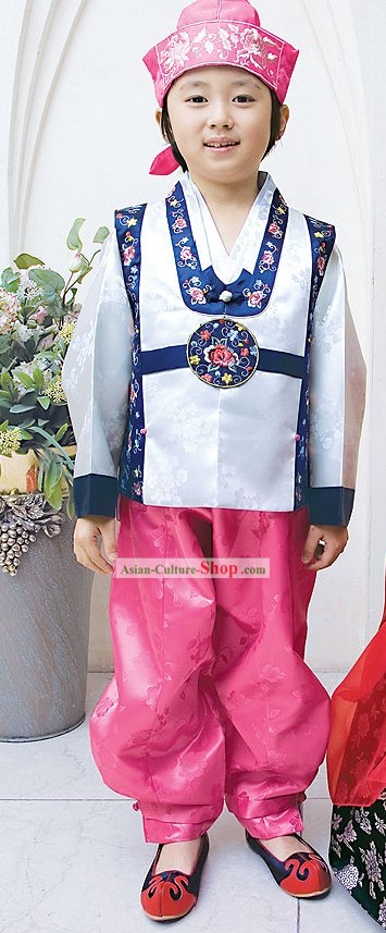 Traditional Korean Children Hanbok Dress for Boys