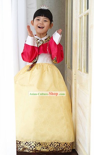 Traditional Korean Children Ceremony Birthday Hanbok Clothing